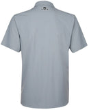 Tattoo Golf: Men's Luxe Cool-Stretch Performance Golf Shirt - Grey Steel Clothing