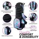 Taboo Fashions: Women's Lightweight 4-Way Golf Bag Stand Bag - Resort Collection - Mandala Dreams