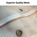 Golf Cart Sun Shade UV Mesh Top Cover For 80" Long Roof Beige