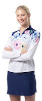 SanSoleil: Ladies UPF 50 SolCool Long Sleeve Zip Mock - 900463