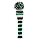 Sunfish: Knit Wool Headcover -White, Navy and Green (Driver, Fairway, Hybrid, or Set)
