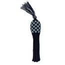 Sunfish: Knit Wool Headcover -Navy and Light Blue Checkered (Driver, Fairway, Hybrid, or Set)