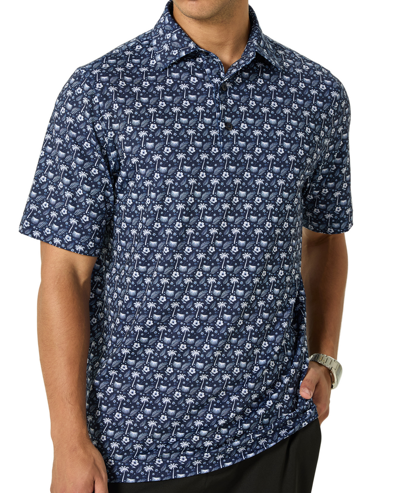 2Putt Golf - Paradise Dreaming Men's Polo