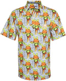 Tattoo Golf: Men's Party Animal Cool-Stretch Performance Golf Shirt - Giraffe Clothing