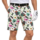 Tattoo Golf: Men's Tiki Cool Stretch Golf Shorts - Multicolor