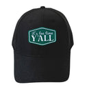 Sassy Caddy: Ladies Black Performance Hat - It's Tee Time Y'all