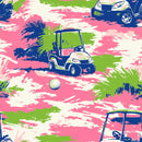 Coastal Cart Run Performance Golf Polo
