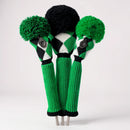 Just 4 Golf: Diamond Knit Headcover Set - Green, Black & White