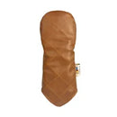 Sunfish: Duraleather Headcover (Driver, Fairway, Hybrid, or Set) - Brown Quilted