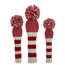 Sunfish: Knit Wool Headcover -Red Chevron (Driver, Fairway, Hybrid, or Set)