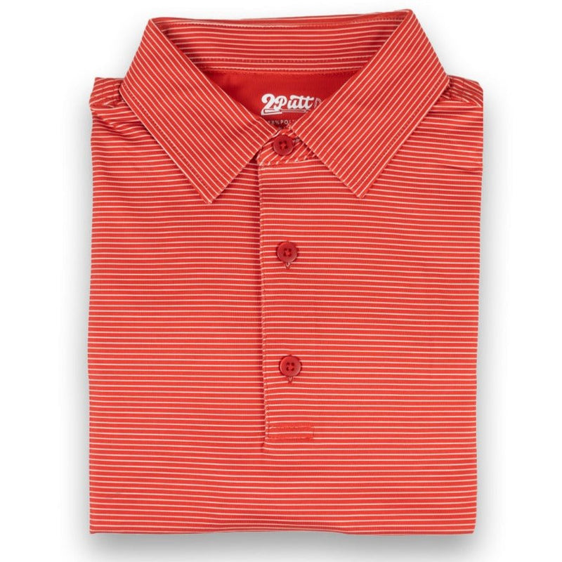 2Putt Golf - Red Stripe Men's Polo