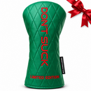 DON'T SUCK™ Reserve — Poinsettia Driver Headcover (Emerald Green, 460cc)