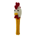 Sunfish: Knit Wool Headcover - Rooster (Driver, Fairway, Hybrid, or Set)