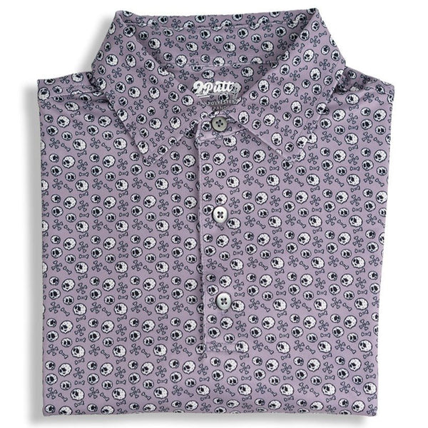 2Putt Golf - Skull and Bones Men's Polo