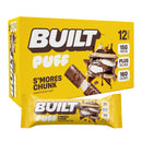 S'mores Chunk Puff Protein Bars (Box of 12) by Built