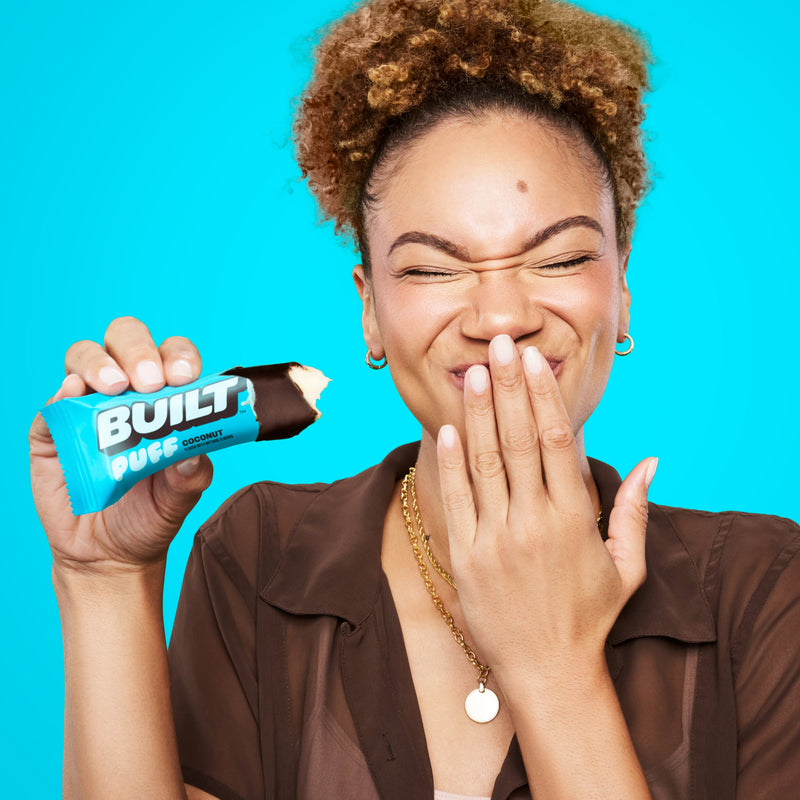Coconut Puff Protein Bars (Box of 12) by Built