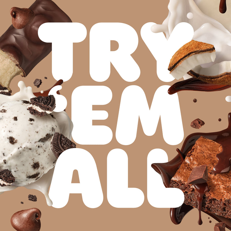 Chocolate Milkshake Puff Protein Bars (Box of 12) by Built