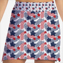 STAR SPANGLED PATTERN SKORT