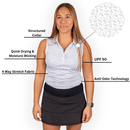 2Putt Golf - State of Michigan Women's Polo (Sleeveless)