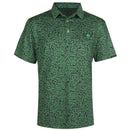 Tattoo Golf: Men's Summertime Cool-Stretch Golf Shirt - Green