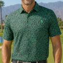 Tattoo Golf: Men's Summertime Cool-Stretch Golf Shirt - Green
