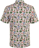 Tattoo Golf: Men's Summertime Cool-Stretch Golf Shirt - Sand Clothing
