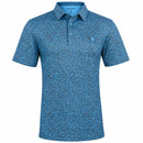 Tattoo Golf: Men's Summertime Cool-Stretch Golf Shirt - Blue