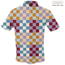 Golf Multi Checker Men's Polo - Final Sale