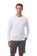 SanSoleil: Men's SolAIR Long Sleeve Crew Neck w/ Mesh - 900825C