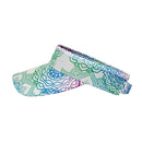 Taboo Fashions: Ladies Lightweight Adjustable Sun Visor - Mandala Dreams