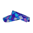 Taboo Fashions: Ladies Lightweight Adjustable Sun Visor - Posh Blue