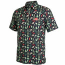Tattoo Golf:  Men's Tacos & Tequila Cool-Stretch Golf Shirt - Black