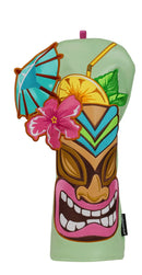 Tiki Mask Embroidered Driver Headcover