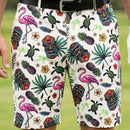 Tattoo Golf: Men's Tiki Cool Stretch Golf Shorts - Multicolor