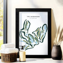 TPC Sawgrass Golf Course, Ponte Verda Beach Florida - Printed Golf Courses