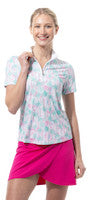 SanSoleil: Ladies UPF 50 SolCool Short Sleeve Mock - 900478