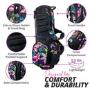 Taboo Fashions: Women's Lightweight 4-Way Golf Bag Stand Bag - Resort Collection - Tropical Paradise