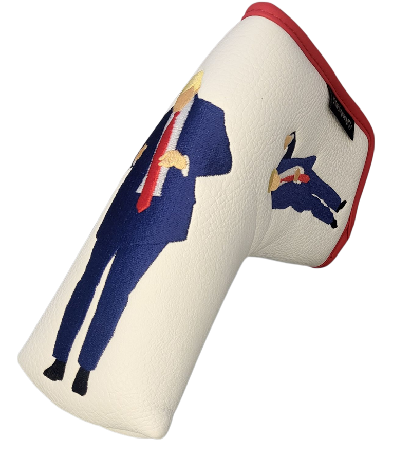 Trump Birdie Dance Embroidered Blade Putter Cover by ReadyGOLF
