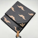 Urban Gent | Mustache Patterned Magnetic Golf Towel