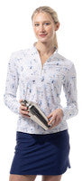 SanSoleil: Ladies SolShine Long Sleeve Mock - 900320