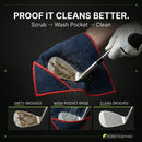 Magna-Anchor™ Magnetic Golf Towel – Stubby (16×24)