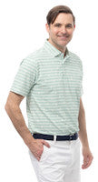 SanSoleil: Men's UPF 50 SolTek Short Sleeve Print Polo - 900840