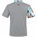 Tattoo Golf: Men's Aloha VIP Cool-Stretch Golf Shirt - Grey/Teal