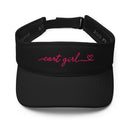 Cart Girl Cursive Logo - Visor
