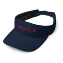 Cart Girl Cursive Logo - Visor
