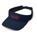 Cart Girl Cursive Logo - Visor