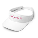 Cart Girl Cursive Logo - Visor