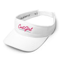 Cart Girl Cursive Logo - Visor