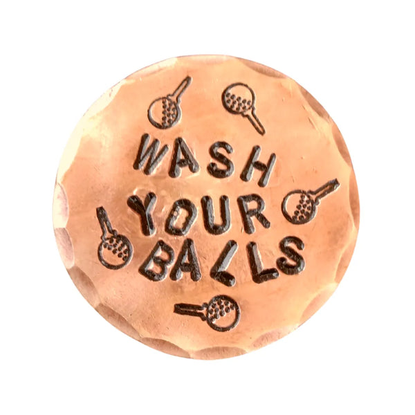 Sunfish: Copper Ball Marker - Wash Your Balls