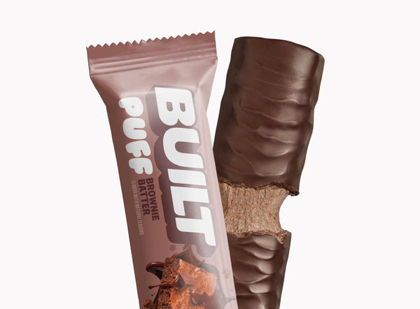 Brownie Batter Puff Protein Bars (Box of 12) by Built